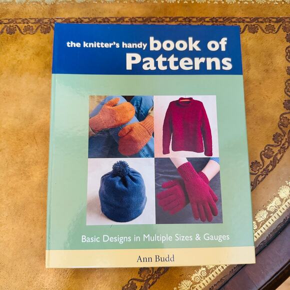 The Knitter's Handy Book of Patterns: Basic Designs Spiral-bound by Ann Budd - Picture 1 of 4